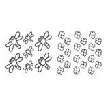 Vinilo adhesivo lib�lulas con flores