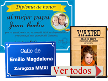 Regalos Dise�o y decoraci�n: Cuadros y diplomas
