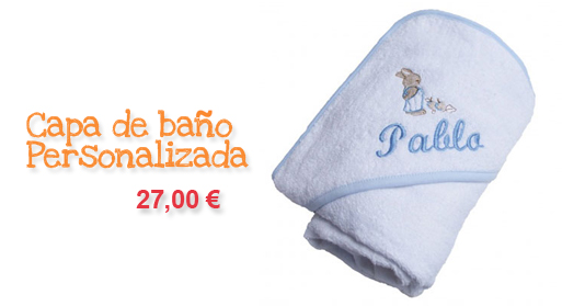 Capa de ba�o personalizada