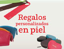 Regalos personalizados en piel
