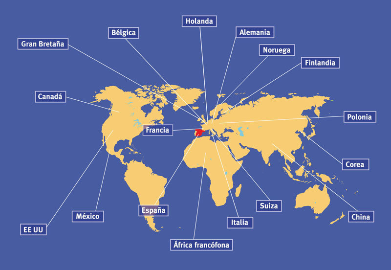 Grupo Bayard en el mundo