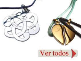 Colgantes grabados