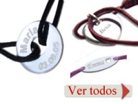 Pulseras grabadas