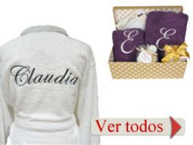 Ropa de ba�o bordada