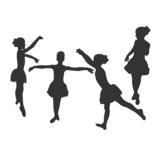Vinilo adhesivo 4 bailarinas