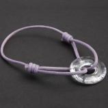 Pulsera ficha de cristal