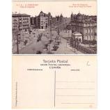 Postales antiguas Barcelona P.� Gracia y Diagonal