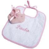Babero rizo con env�s plastificado