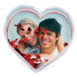 Bola de nieve forma coraz�n personalizada