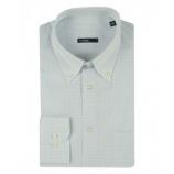 Camisa a cuardos azul Botton Down con iniciales
