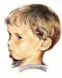 Retrato dibujado a l�pices de colores