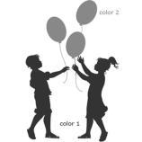 Vinilo adhesivo ni�os con globos