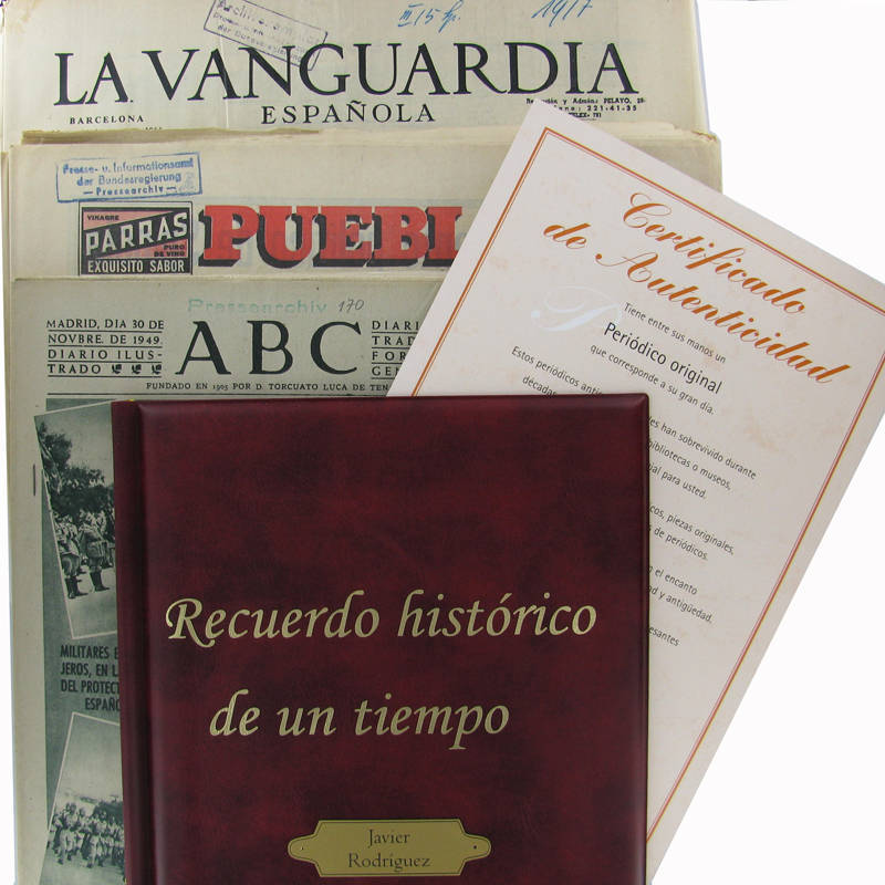 Periodico del dia que naciste