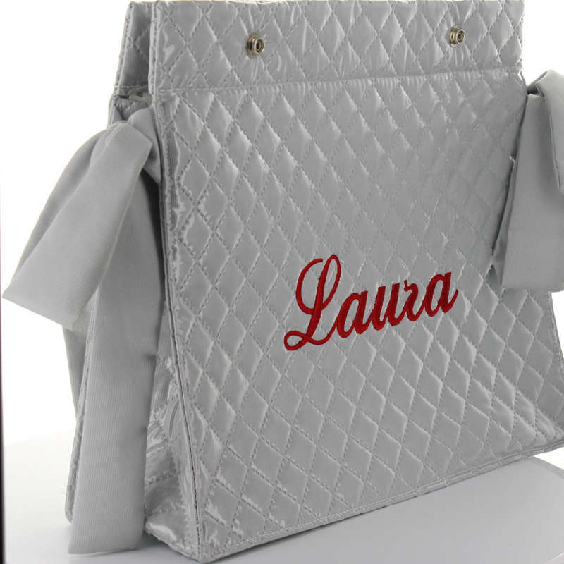 bolso carro nombre bordado