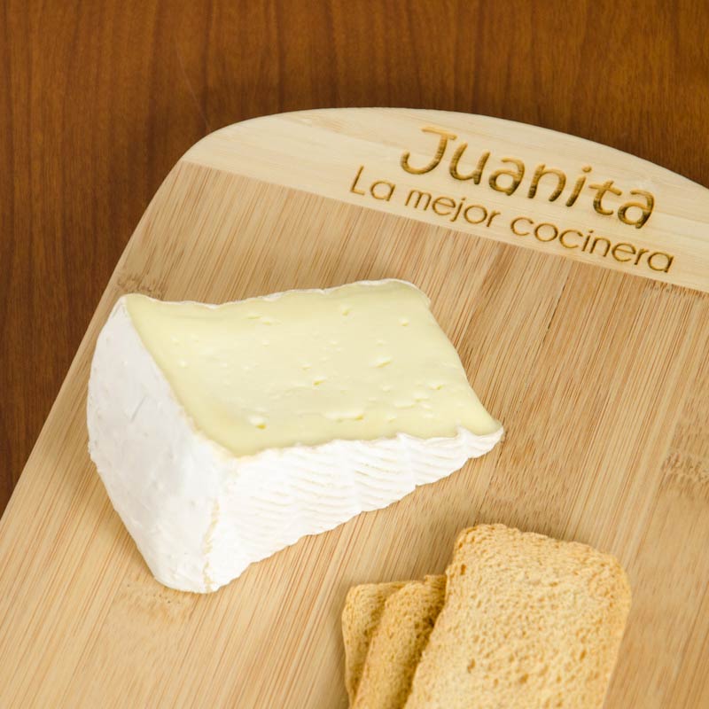 Tabla de madera grabada