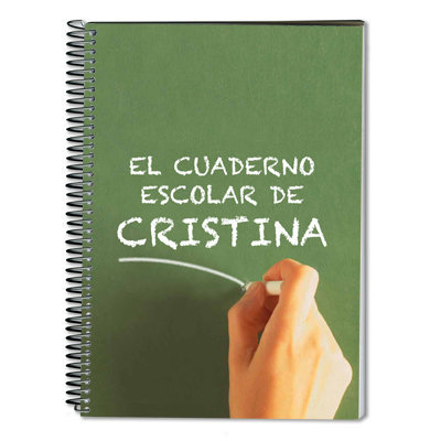 Regalos personalizados: Cuadernos: Cuaderno para el cole personalizado