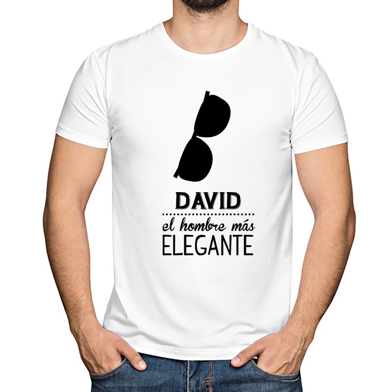 Regalos personalizados: Camisetas personalizadas: Camiseta para el hombre más elegante