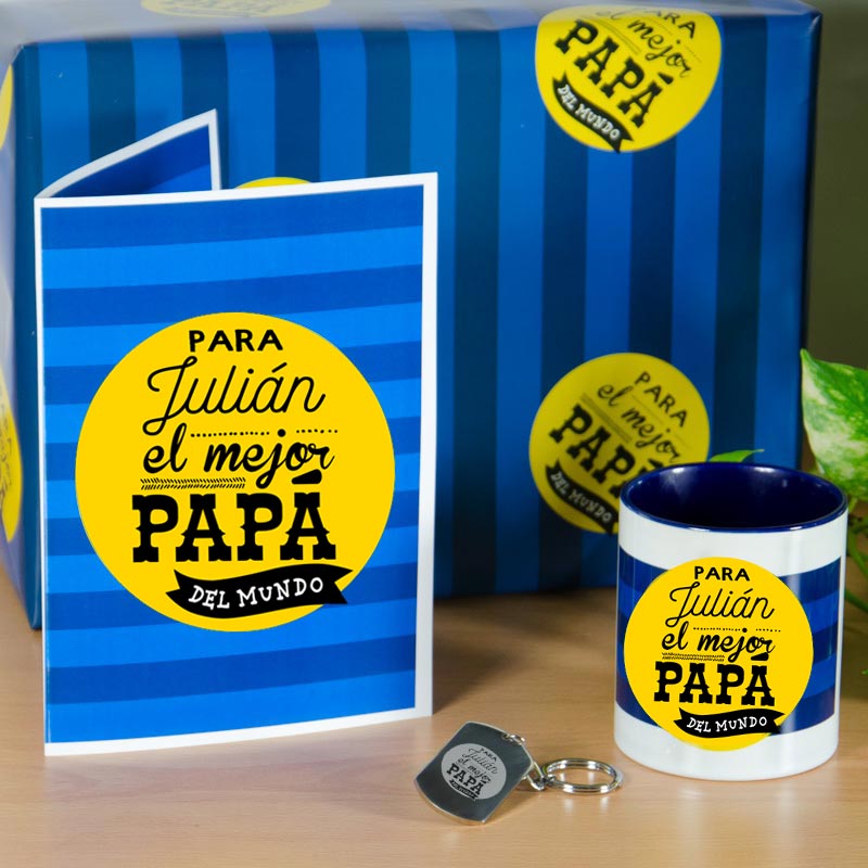 Regalos personalizados: Kits regalo: Kit para el mejor papá del mundo
