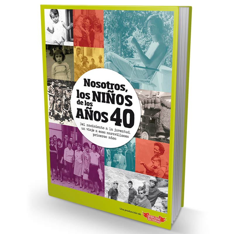 Regalos personalizados: Libros personalizados: Libro "Nosotros, los Niños de los años 40"