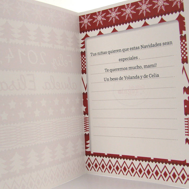 Regalos personalizados: Tarjetas personalizadas: Tarjeta de Navidad personalizada