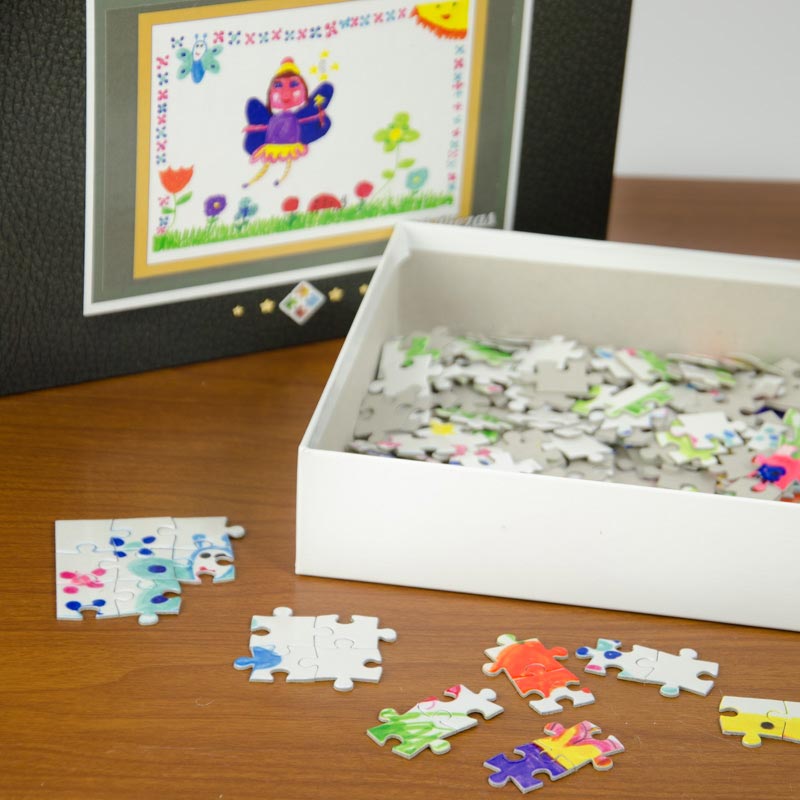 Regalos personalizados: Regalos con fotos: Puzzle personalizado con el dibujo de tu hijo