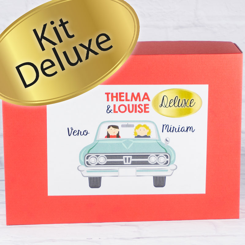Regalos personalizados: Kits regalo: Kit 'Thelma y Louise Deluxe' personalizado