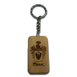 Regalos 15 - 30 &euro;: Llavero madera grabado con escudo her�ldico