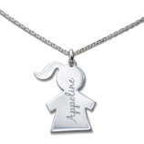 Colgante Querub�n chica personalizado