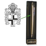 Bol�grafo personalizado con escudo her�ldico