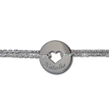 Pulsera cadena coraz�n