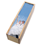 Regalos originales para Inauguraci�n de casa: Caja de madera personalizada para botella