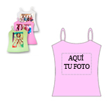 Regalos Textiles foto: Camiseta de tirantes personalizada
