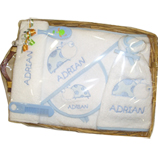 Canastilla personalizada todo bordados