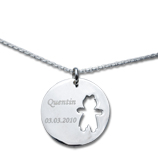 Colgante querub�n calado chico 