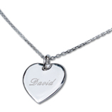 Regalos Cumplea�os para adolescentes: Colgante coraz�n grabado
