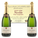 Regalos originales para Inauguraci�n de casa: Champ�n personalizado Janisson Barrando