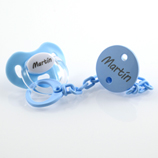 Regalos Cumplea�os para bebes: Chupete con pinza personalizado 