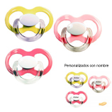 Regalos Cumplea�os para bebes: Pack tres chupetes con nombre