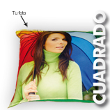 Regalos originales para Inauguraci�n de casa: Coj�n de colores cuadrado 
