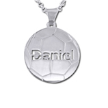 Regalos Cumplea�os para adolescentes: Colgante 'Pelota de futbol' personalizada