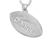 Regalos Cumplea�os para adolescentes: Colgante 'Pelota de rugbi' personalizado