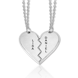 Regalos Cumplea�os para parejas: Colgante coraz�n roto grabado