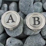 Regalos  para hombres: Cubrebotones de plata personalizados
