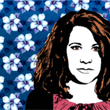 Retrato Pop Art Floral personalizado