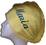 Regalos  con nombre bordado: Gorro de ba�o personalizado