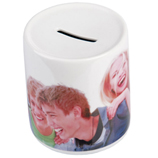 Hucha de cer�mica con foto