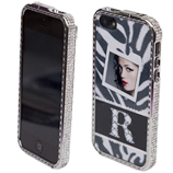 Regalos para Mujeres: Carcasa iPhone 5 con foto y cristales incrustados