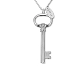 Regalos Cumplea�os para adolescentes: Colgante llave de plata grabada