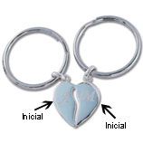 Llavero coraz�n divisible personalizado