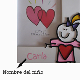Marco de fotos con mu�ecos